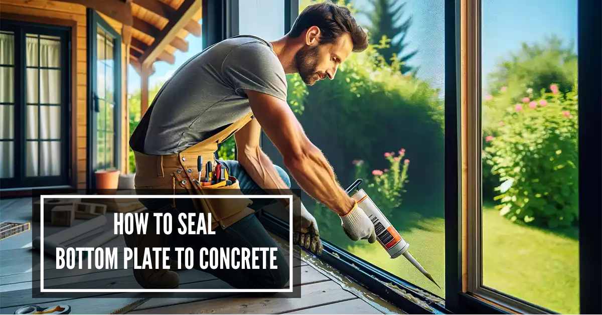 How To Seal Bottom Plate To Concrete