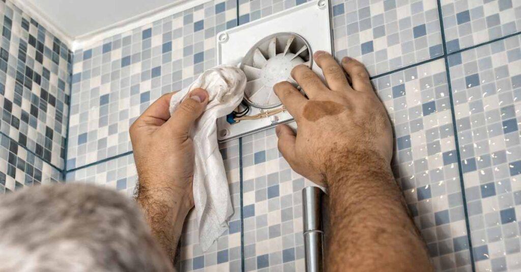 sealing around bathroom exhaust fan