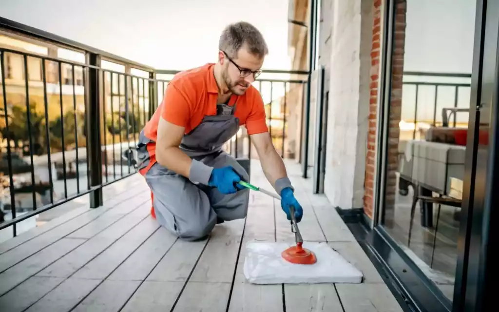 what to use to seal a floor balcony