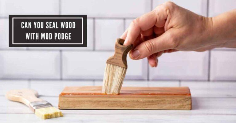 Can You Seal Wood With Mod Podge? Expert Tips!