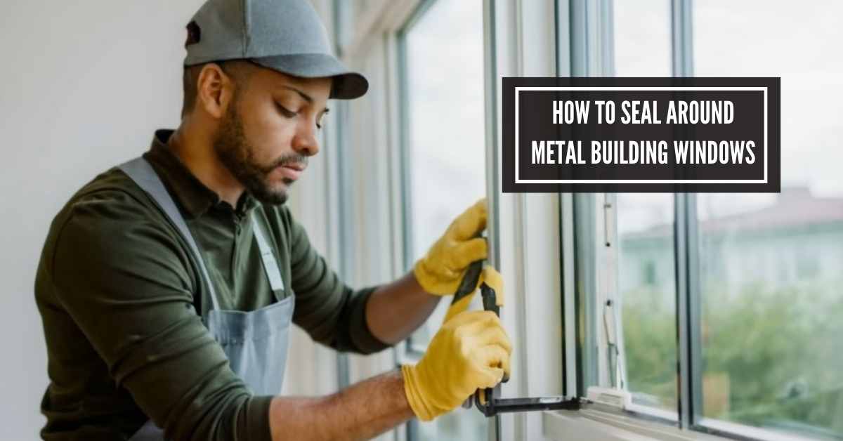How to Seal around Metal Building Windows