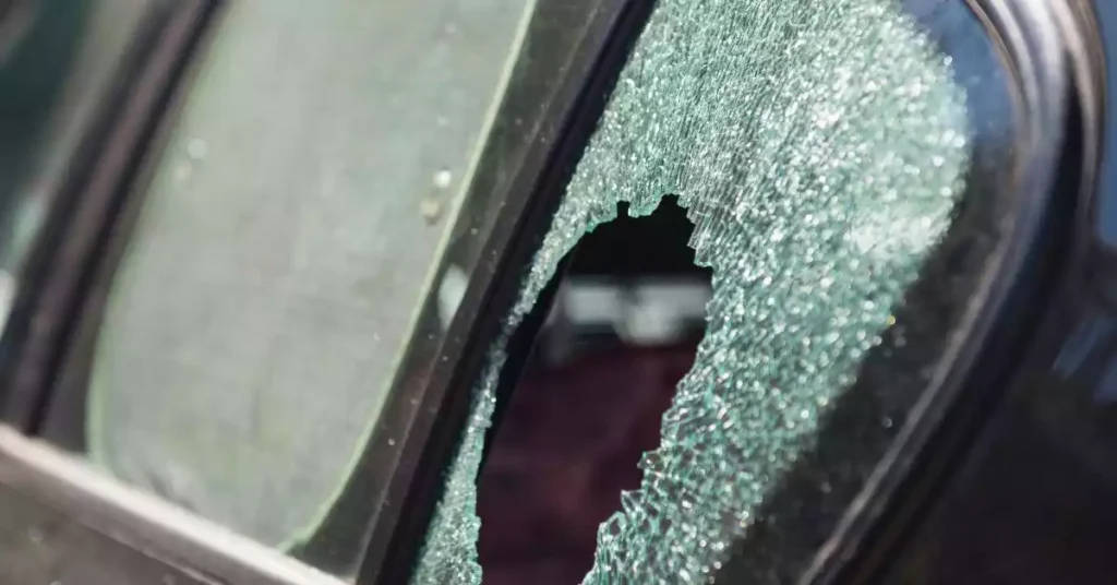 seal a broken car window