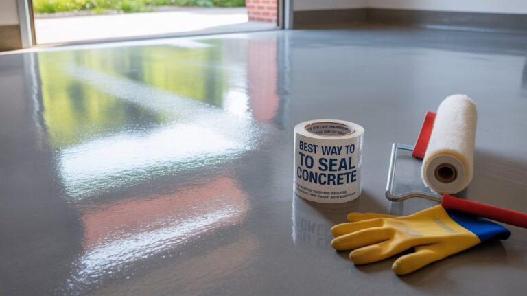 Best Way to Seal Concrete Garage Floor