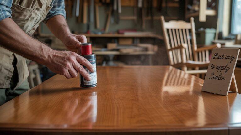 Best Way to Apply Wood Sealer