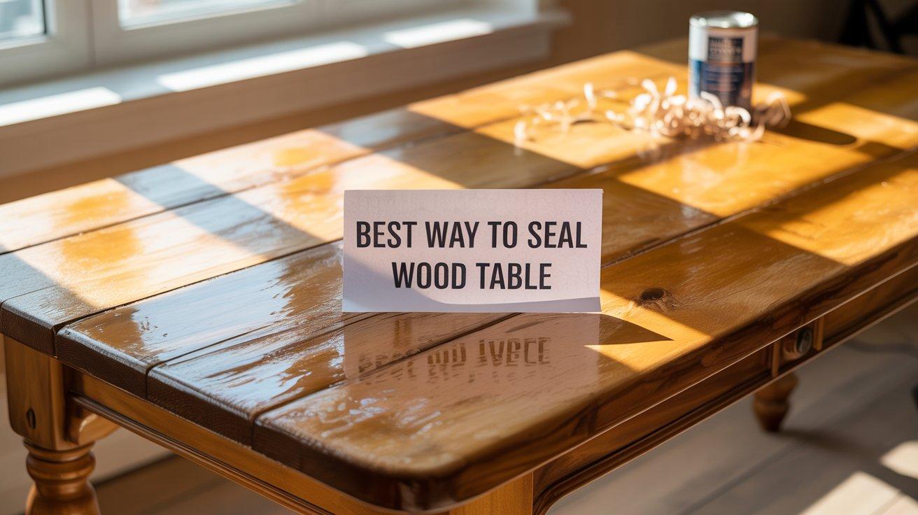 Best Way to Seal Wood Table