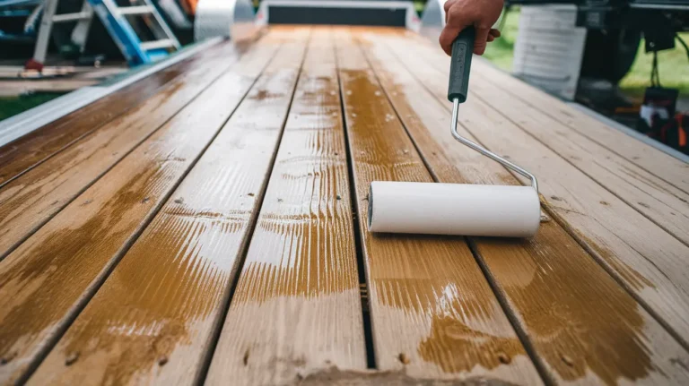 best way to seal a wood trailer floor