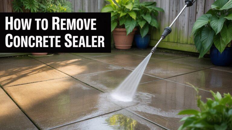 How to Remove Concrete Sealer