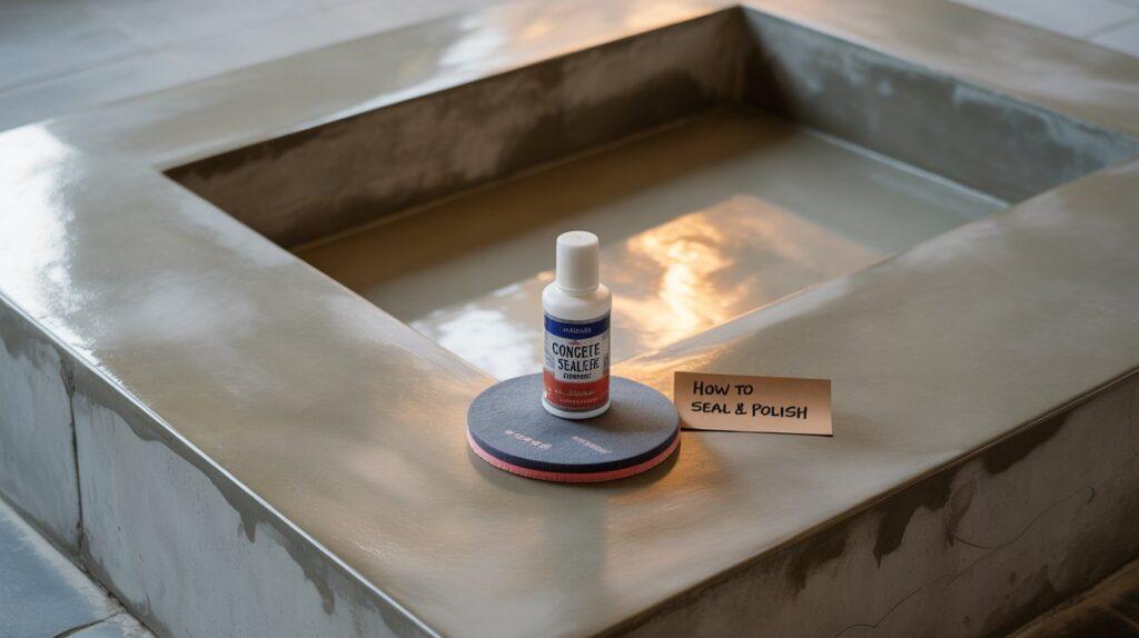 How to Seal And Polish Concrete Hearth