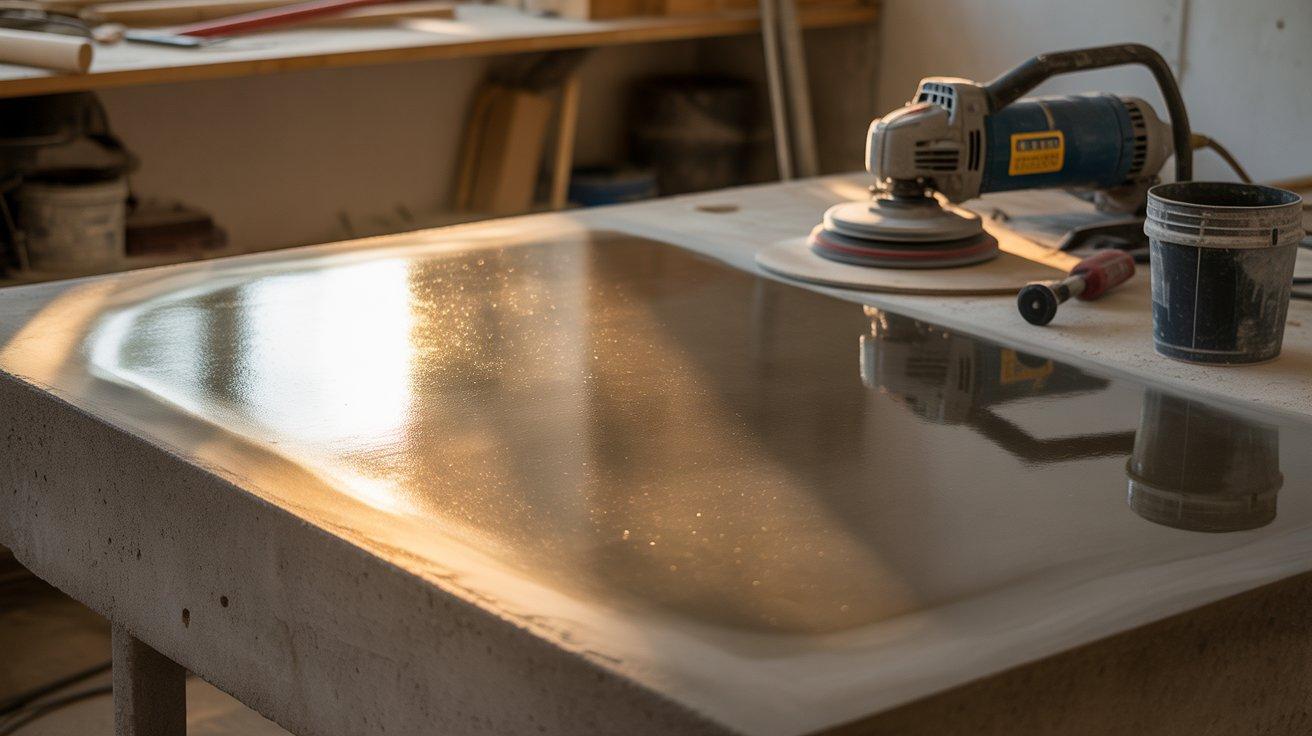 How to Seal And Polish Concrete Hearth