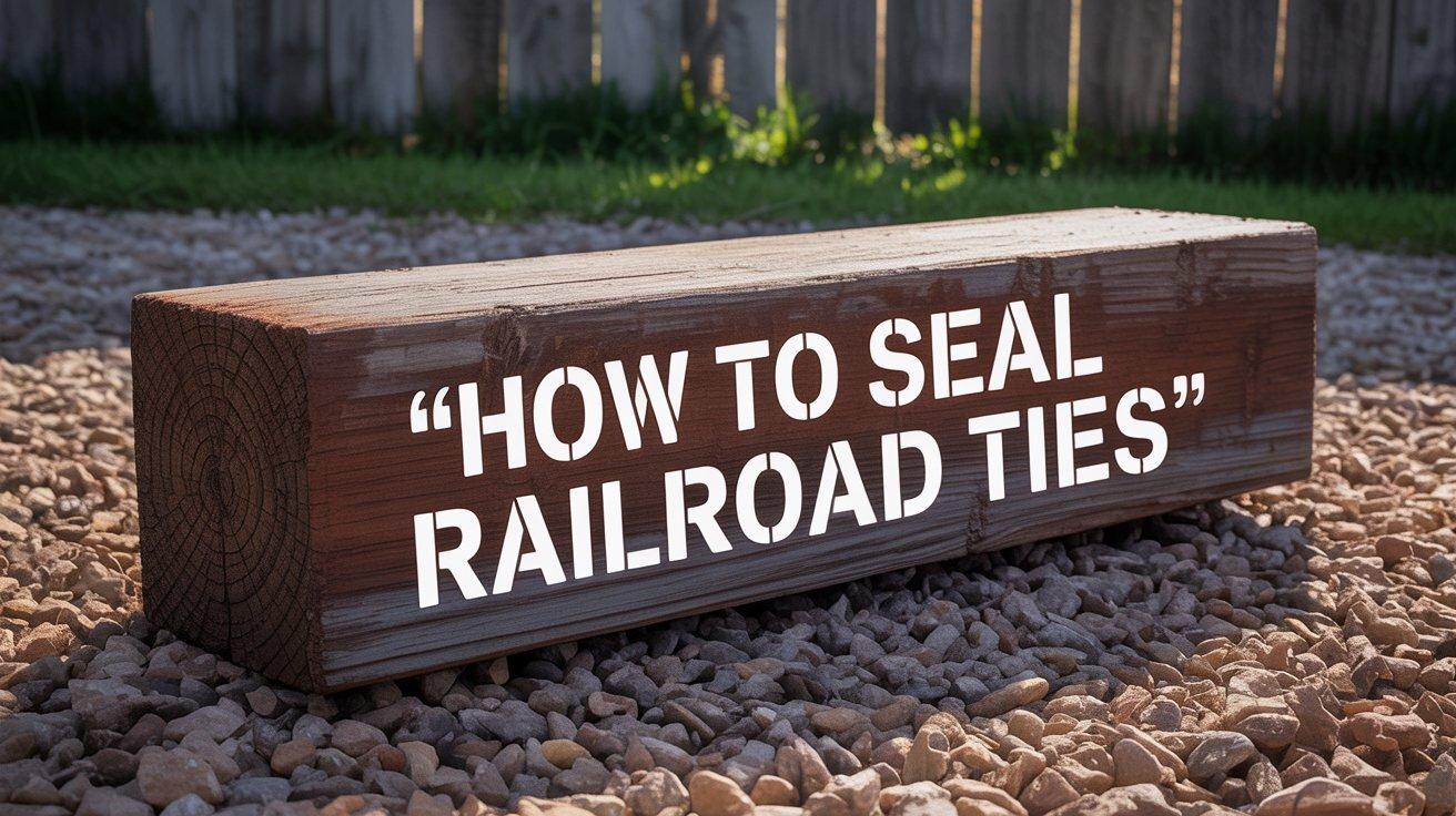 How to Seal Railroad Ties
