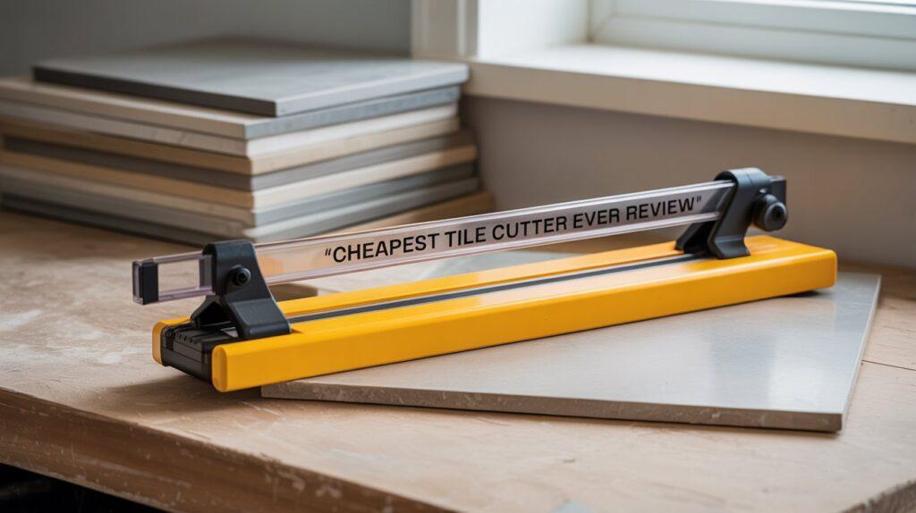 Cheapest Tile Cutter Ever Review