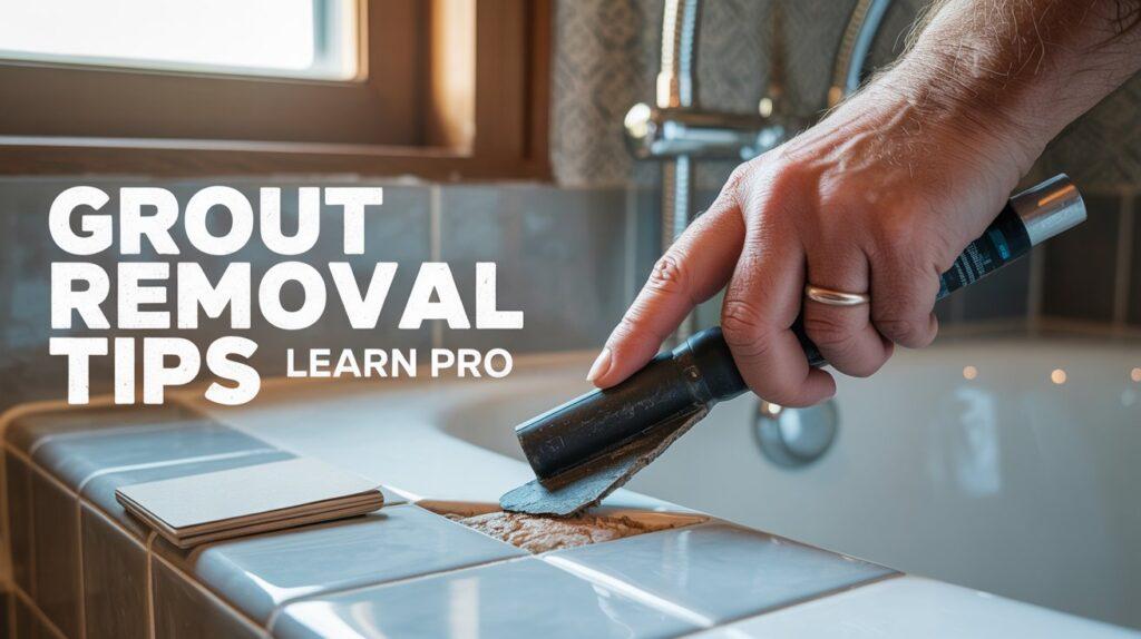 Grout Removal Tips Learn Pro