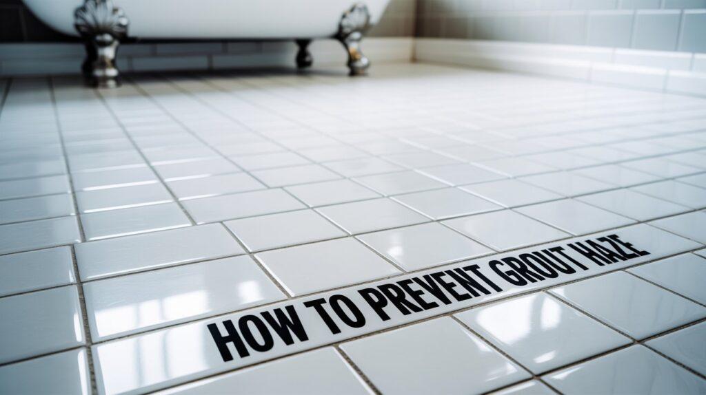 How To Prevent Grout Haze