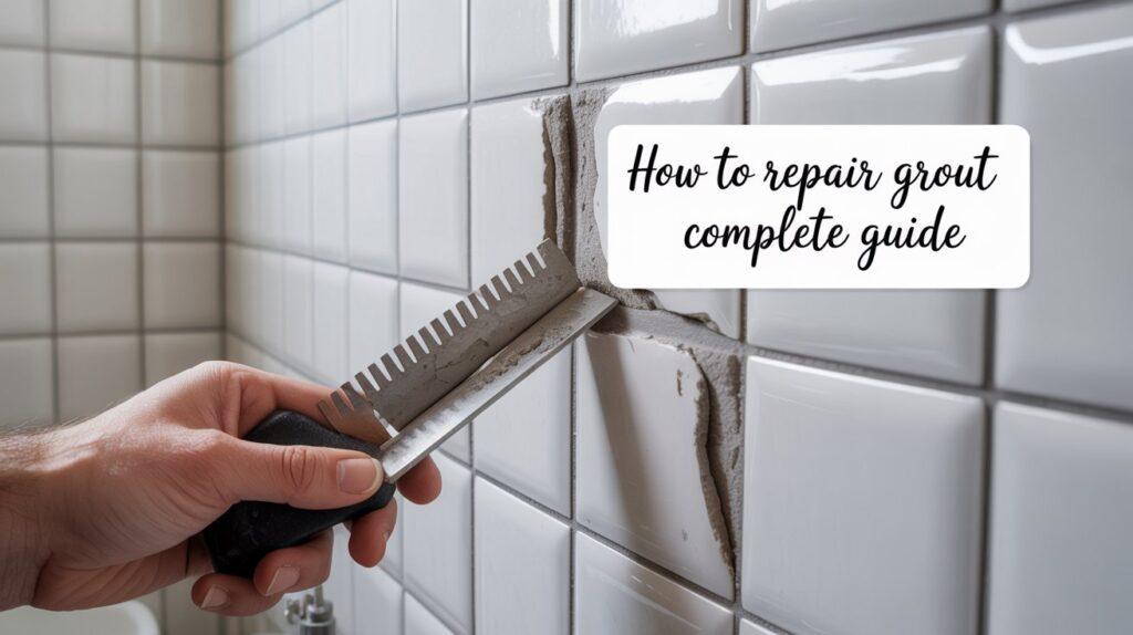 How To Repair Grout Complete Guide