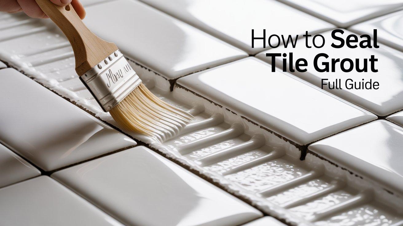 How To Seal Tile Grout Full Guide