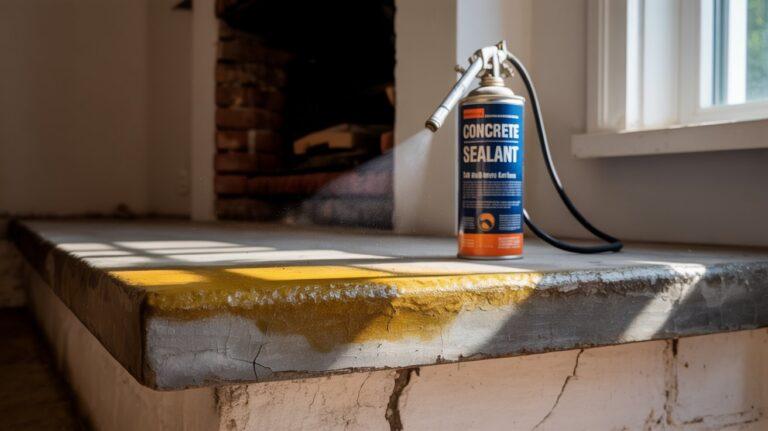 How to Seal Concrete Hearth