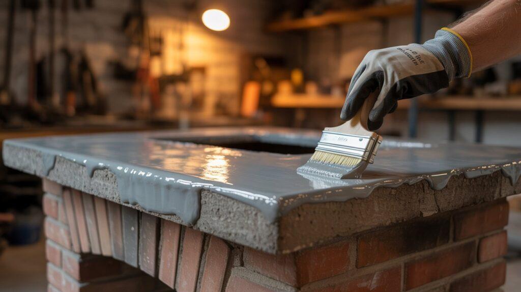 How to Seal Concrete Hearth