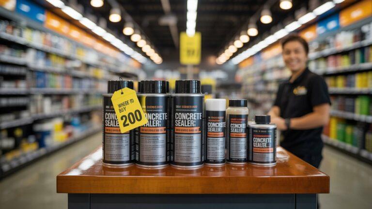 Where to Buy Concrete Sealer