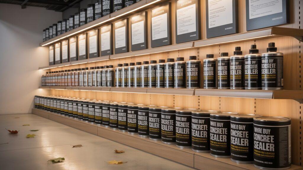 Where to Buy Concrete Sealer