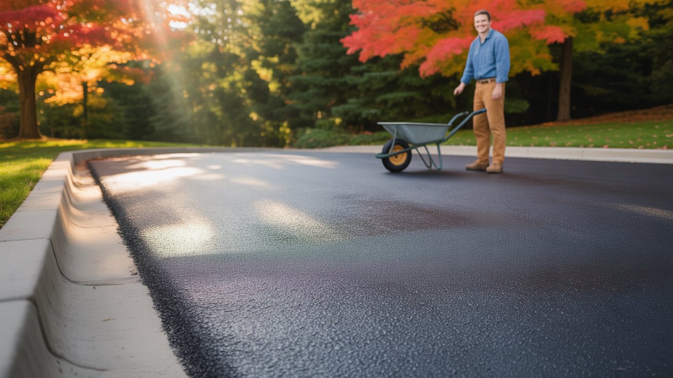Best Time of Year to Seal Coat a Driveway
