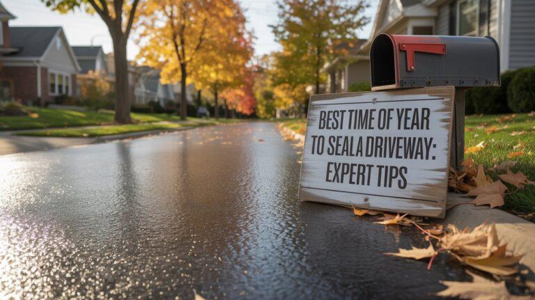 Best Time of Year to Seal a Driveway