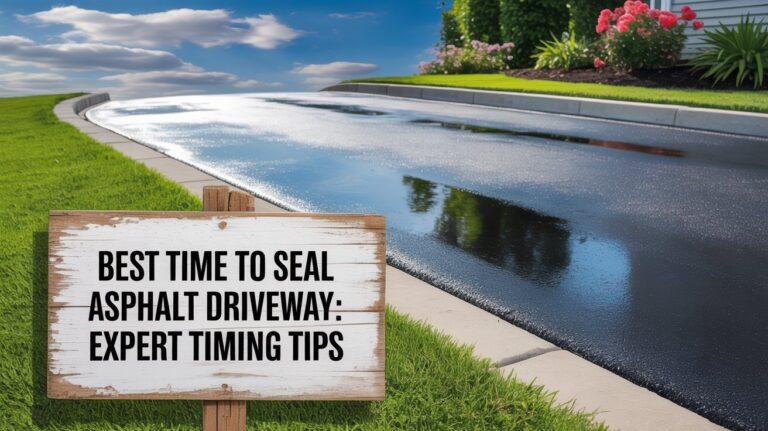 Best Time to Seal Asphalt Driveway