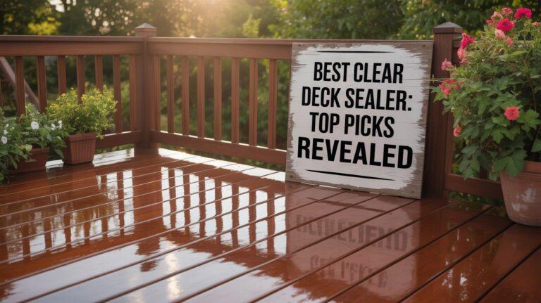 What is the Best Clear Deck Sealer