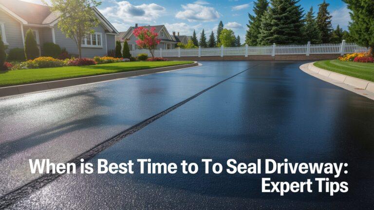 When is Best Time to Seal Driveway