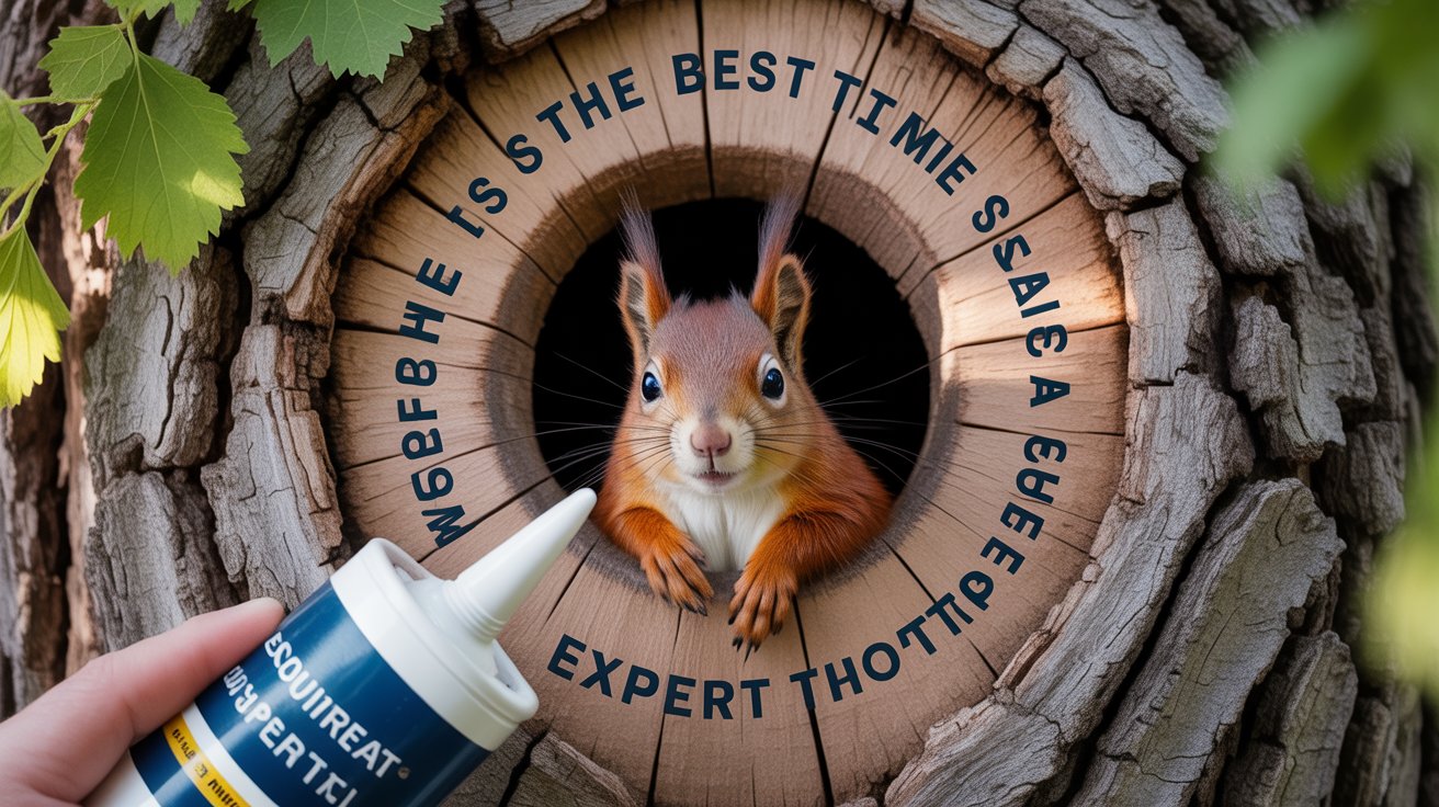 When is the Best Time to Seal a Squirrel Hole